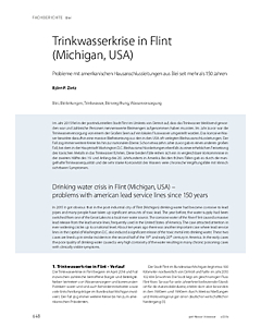 Trinkwasserkrise in Flint (Michigan, USA)