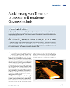 Absicherung von Thermoprozessen mit moderner Gasmesstechnik