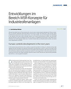 Entwicklungen im Bereich MSR‑Konzepte für Industrie­ofen­anlagen