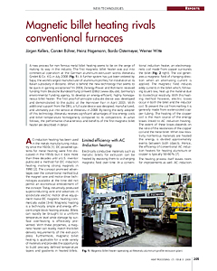 Magnetic billet heating rivals conventional furnaces