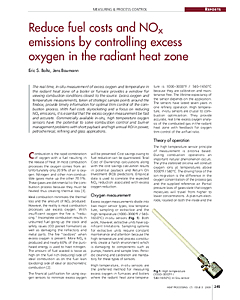 Reduce fuel costs and NOx emissions by controlling excess oxygen in the radiant heat zone