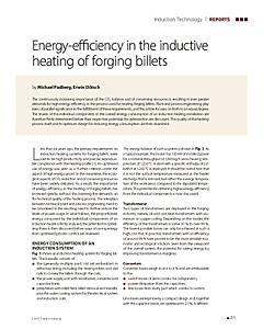 Energy-efficiency in the inductive heating of forging billets