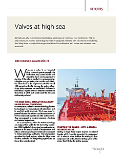 Valves at high sea