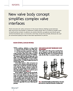New valve body concept simplifies complex valve interfaces