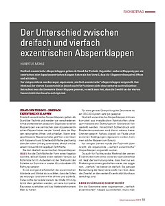 Der Unterschied zwischen dreifach und vierfach exzentrischen Absperrklappen