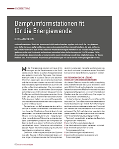 Dampfumformstationen fit für die Energiewende