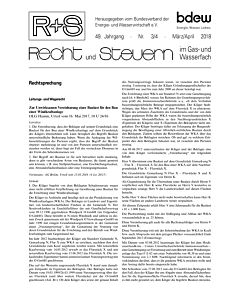 R + S - Recht und Steuern im Gas- und Wasserfach - 03-04 2018