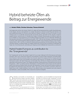 Hybrid beheizte Öfen als Beitrag zur Energiewende