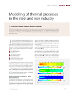 Modelling of thermal processes in the steel and iron industry