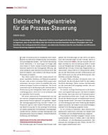 Elektrische Regelantriebe für die Prozess-Steuerung