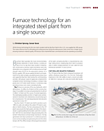 Furnace technology for an integrated steel plant from a single source