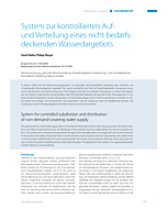 System zur kontrollierten Aufund Verteilung eines nicht bedarfsdeckenden Wasserdargebots