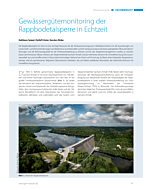 Gewässergütemonitoring der Rappbodetalsperre in Echtzeit