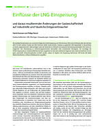 Einflüsse der LNG-Einspeisung