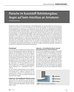 Flansche im Kunststoff-Rohrleitungsbau: Augen auf beim Anschluss an Armaturen