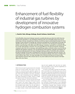 Enhancement of fuel flexibility of industrial gas turbines by development of innovative hydrogen combustion systems