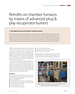 Retrofits on chamber furnaces by means of advanced plug & play recuperator burners
