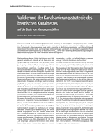 Validierung der Kanalsanierungsstrategie des bremischen Kanalnetzes auf der Basis von Alterungsmodellen