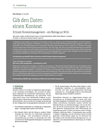 Gib den Daten einen Kontext