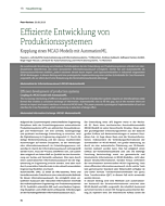 Effiziente Entwicklung von Produktionssystemen