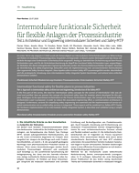 Intermodulare funktionale Sicherheit für flexible Anlagen der Prozessindustrie