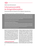 Informationsmodelle im Anlagenlebenszyklus
