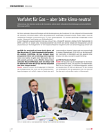 Vorfahrt für Gas – aber bitte klima-neutral