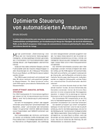 Optimierte Steuerung von automatisierten Armaturen