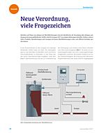 Neue Verordnung, viele Fragezeichen