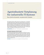 Agentenbasierte Testplanung für industrielle IT-Systeme