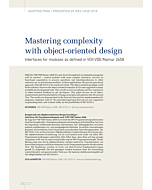 Mastering complexity with object-oriented design