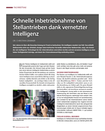 Schnelle Inbetriebnahme von Stellantrieben dank vernetzter Intelligenz