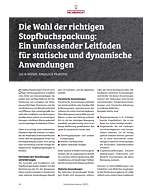 Die Wahl der richtigen Stopfbuchspackung: Ein umfassender Leitfaden für statische und dynamische Anwendungen