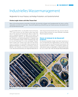 Industrielles Wassermanagement