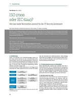ISO 27000 oder IEC 62443?