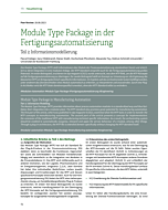 Module Type Package in der Fertigungsautomatisierung