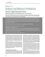 Sichere und effiziente Produktion durch Agentensysteme
