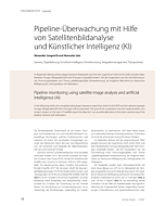 Pipeline-Überwachung mit Hilfe von Satellitenbildanalyse und Künstlicher Intelligenz (KI)