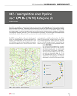 KKS-Ferninspektion einer Pipeline nach GW 16 (GW 10) Kategorie 2b