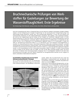 Bruchmechanische Prüfungen von Werkstoffen für Gasleitungen zur Bewertung der Wasserstofftauglichkeit: Erste Ergebnisse