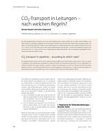CO2-Transport in Leitungen – nach welchen Regeln?