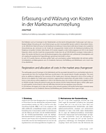 Erfassung und Wälzung von Kosten in der Marktraumumstellung