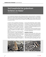 Sind Kampfmittel bei grabenlosen Verfahren ein Risiko?