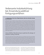 Verbesserte Induktorkühlung bei Anwendung additiver Fertigungsverfahren
