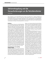 Sektorenkopplung und die Herausforderungen an die Netzdienstleister