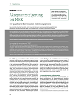 Akzeptanzsteigerung bei MRK