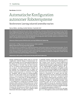 Automatische Konfiguration autonomer Robotersysteme