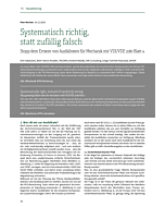 Systematisch richtig, statt zufällig falsch