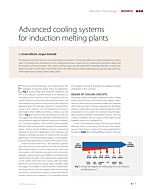 Advanced cooling systems for induction melting plants