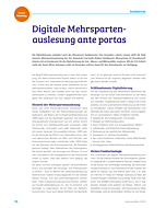 Digitale Mehrspartenauslesung ante portas
